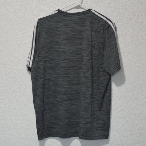 Mens Adidas Grey Shirt Size L (100% polyester) - Picture 2 of 4